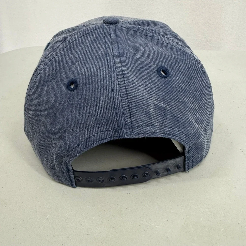 Ford Pickup Man Hat Mens‎ OSFM Blue Faded Embroidered Snapback Cap Made in USA